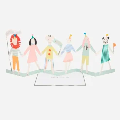 New Meri Meri Animal Accordion Card: Happy Birthday