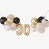 Clearance Ginger Ray Arch Of Balloons Birthday 30 Years White Gold And Black