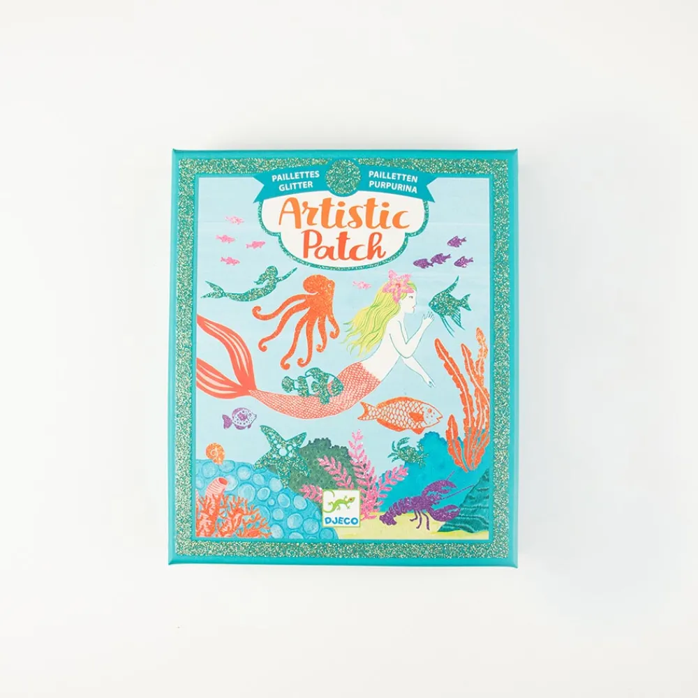 Clearance Djeco Artistic Glitter Patch - Mermaid