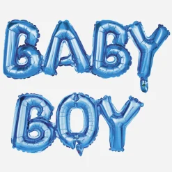 Store Party Pro Baby Shower - Letter Balloon - Blue Baby Boy