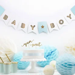 Outlet Party Deco Baby Shower Garland: Baby Boy