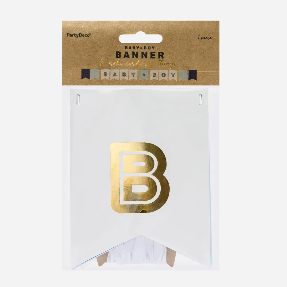 Outlet Party Deco Baby Shower Garland: Baby Boy
