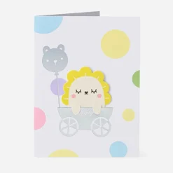 Online Noodoll Baby Shower Greeting Card