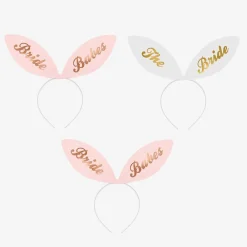 Outlet Party Deco Bachelorette Party - 6 Bride Squad Bunny Headbands
