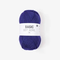Hot Rico Design Ball Of Electric Blue Yarn