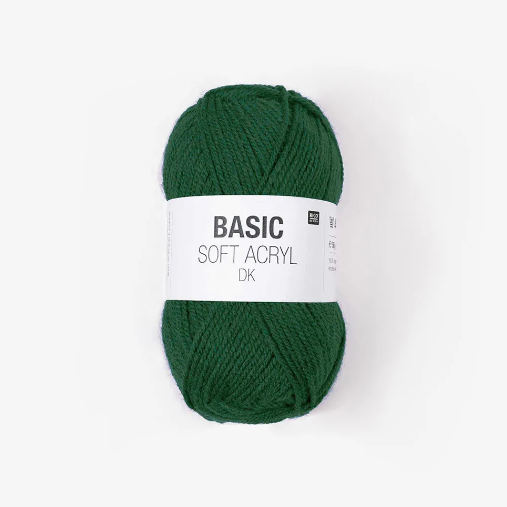 Hot Rico Design Ball Of Green Yarn