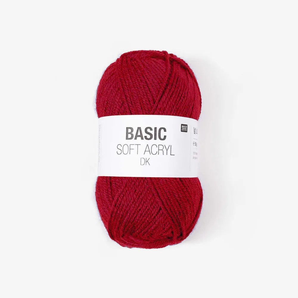 Clearance Rico Design Ball Of Red Yarn