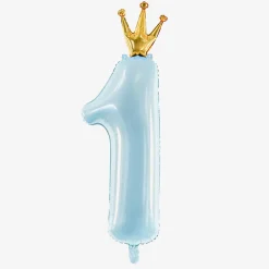 Discount Party Deco Balloon Number 1 Blue