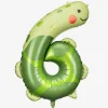 Fashion Party Deco Balloon Number 6 Turtle