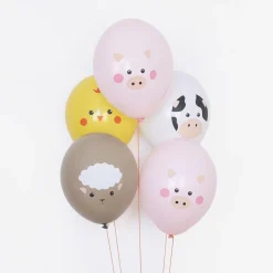 Cheap My Little Day Balloons: 5 Farm Animal Balloons