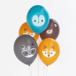Store My Little Day Balloons: 5 Forest Animal Balloons