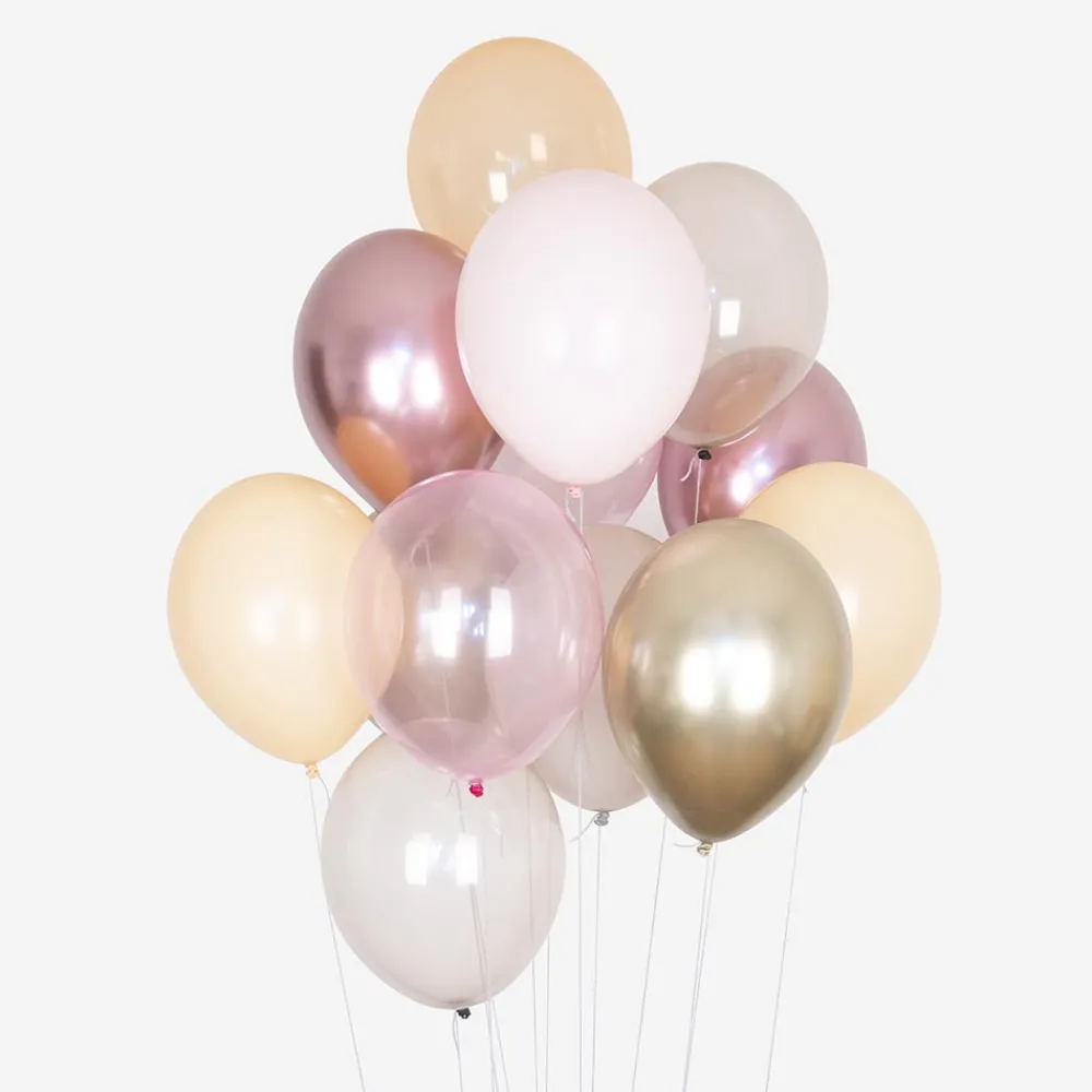 Cheap My Little Day Balloons: 5 Gold Chrome Balloons
