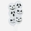 Sale Party Pro Balloons: 6 Halloween White Face Balloons