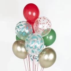 New My Little Day Balloons: 5 Holly Christmas Balloons