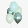 Clearance My Little Day Balloons: 10 Mixed Green Balloons