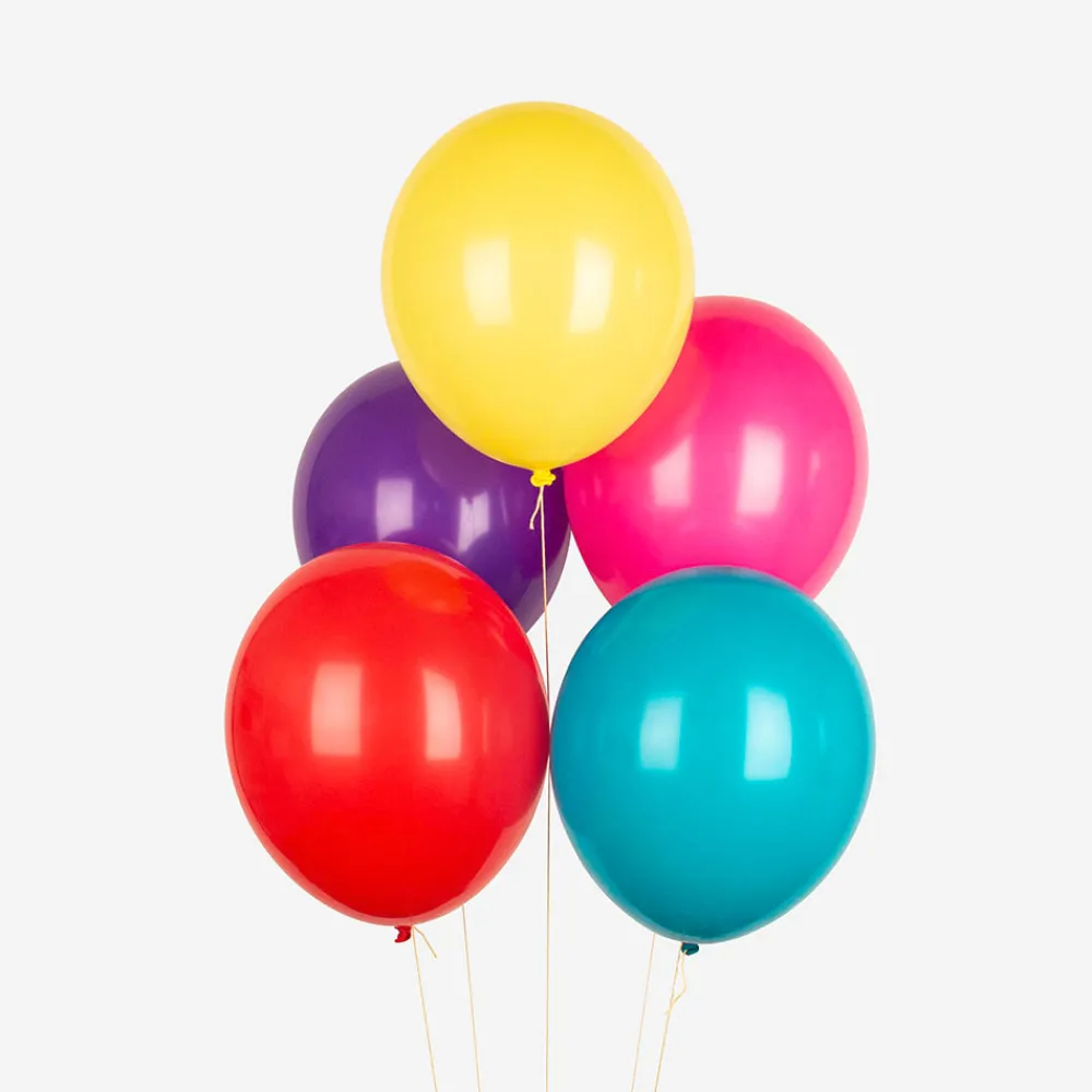 Shop My Little Day Balloons: 10 Multicolored Balloons
