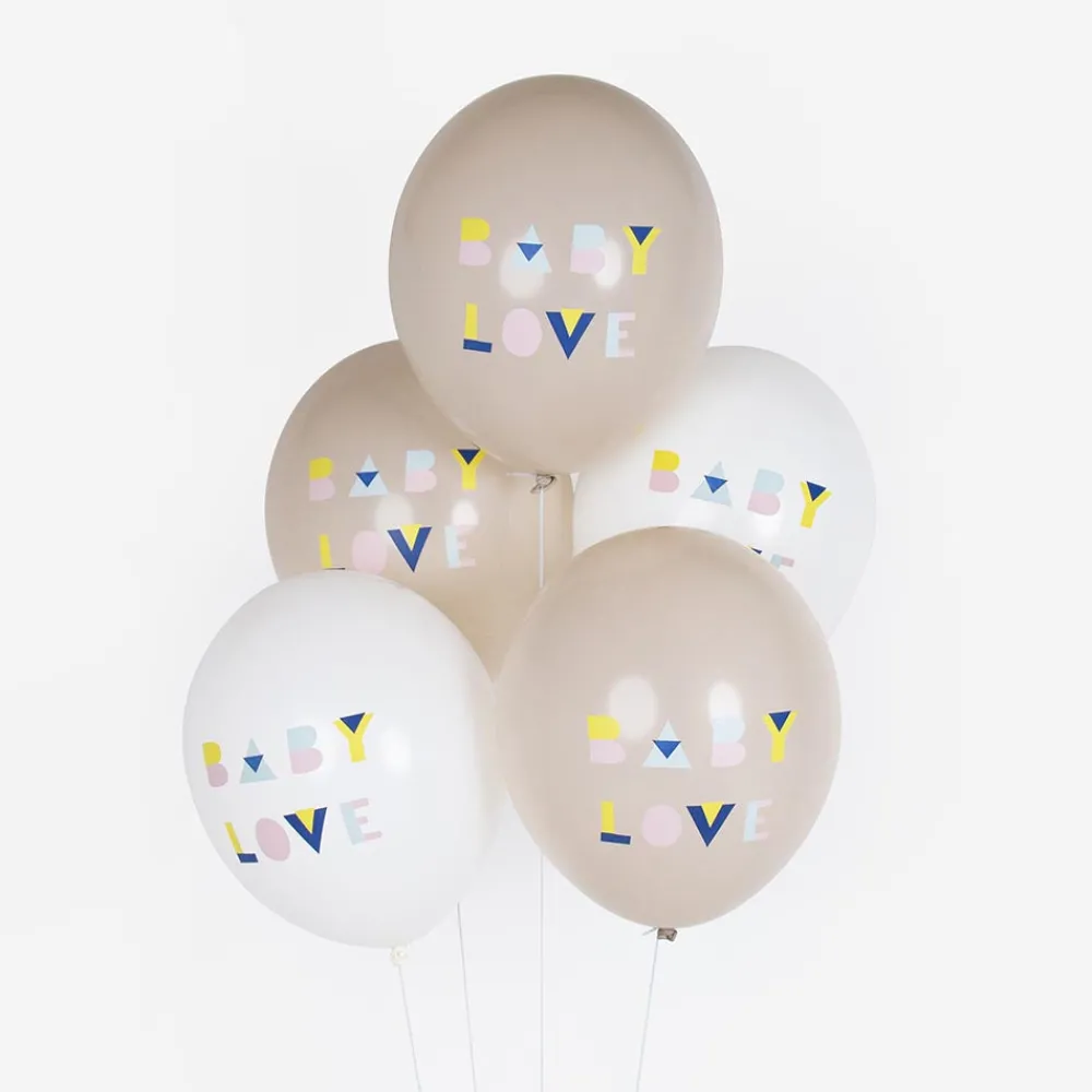 Outlet My Little Day Balloons: 5 Nude Baby Shower Balloons
