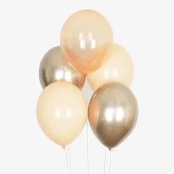 Best Sale My Little Day Balloons: 10 Peach Mix Balloons