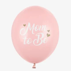 Online Party Deco Balloons: 6 Pink Mom To Be Balloons