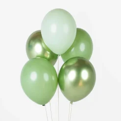 Outlet My Little Day Balloons: 10 Sage Green Mix Balloons