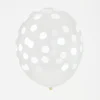Clearance My Little Day Balloons: 5 White Confetti Printed Balloons