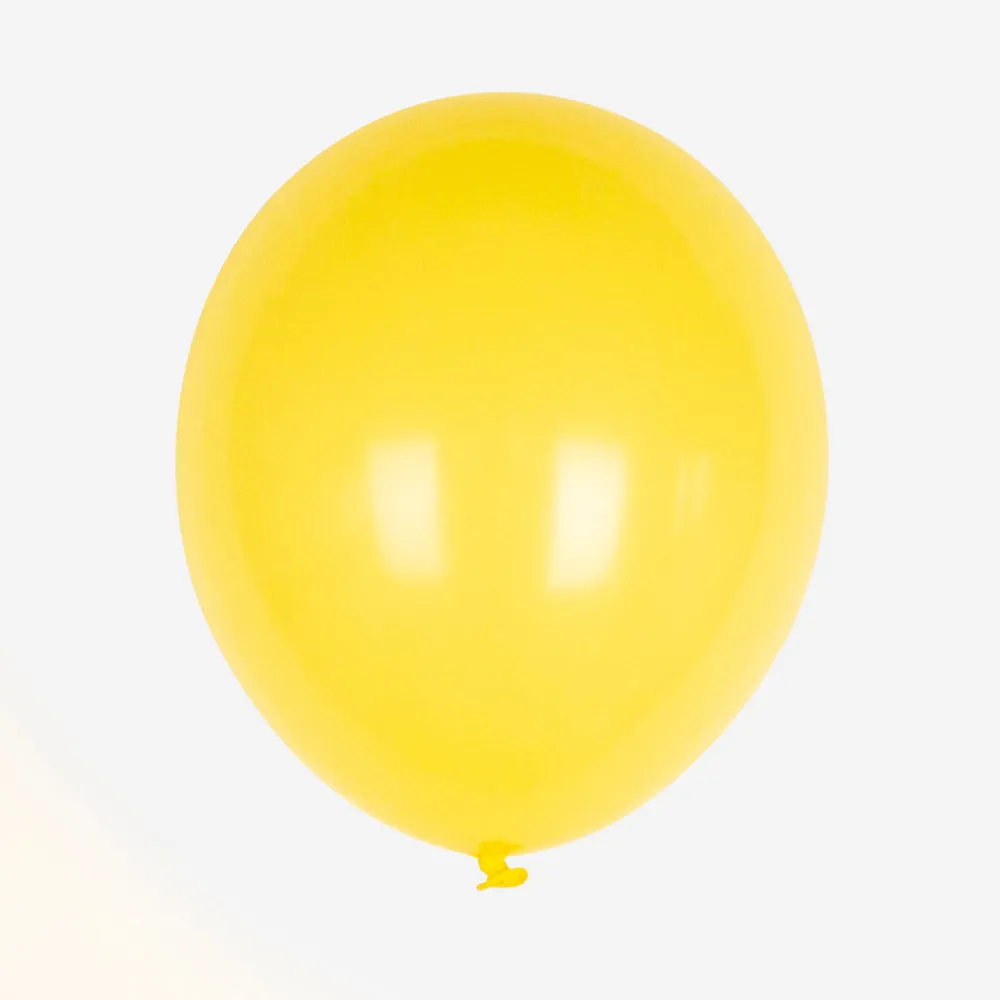 Hot My Little Day Balloons: 10 Yellow Balloons