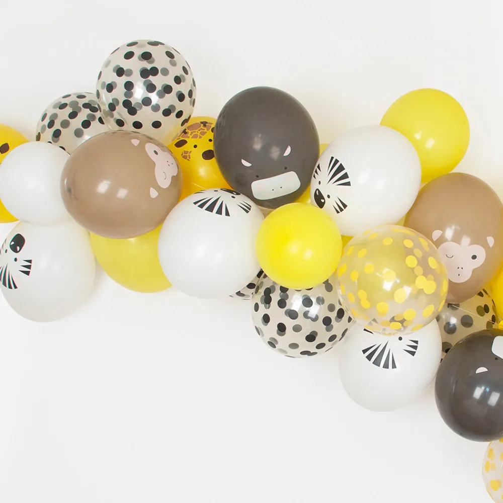 Discount My Little Day Balloons: 5 Yellow Confetti Printed Balloons