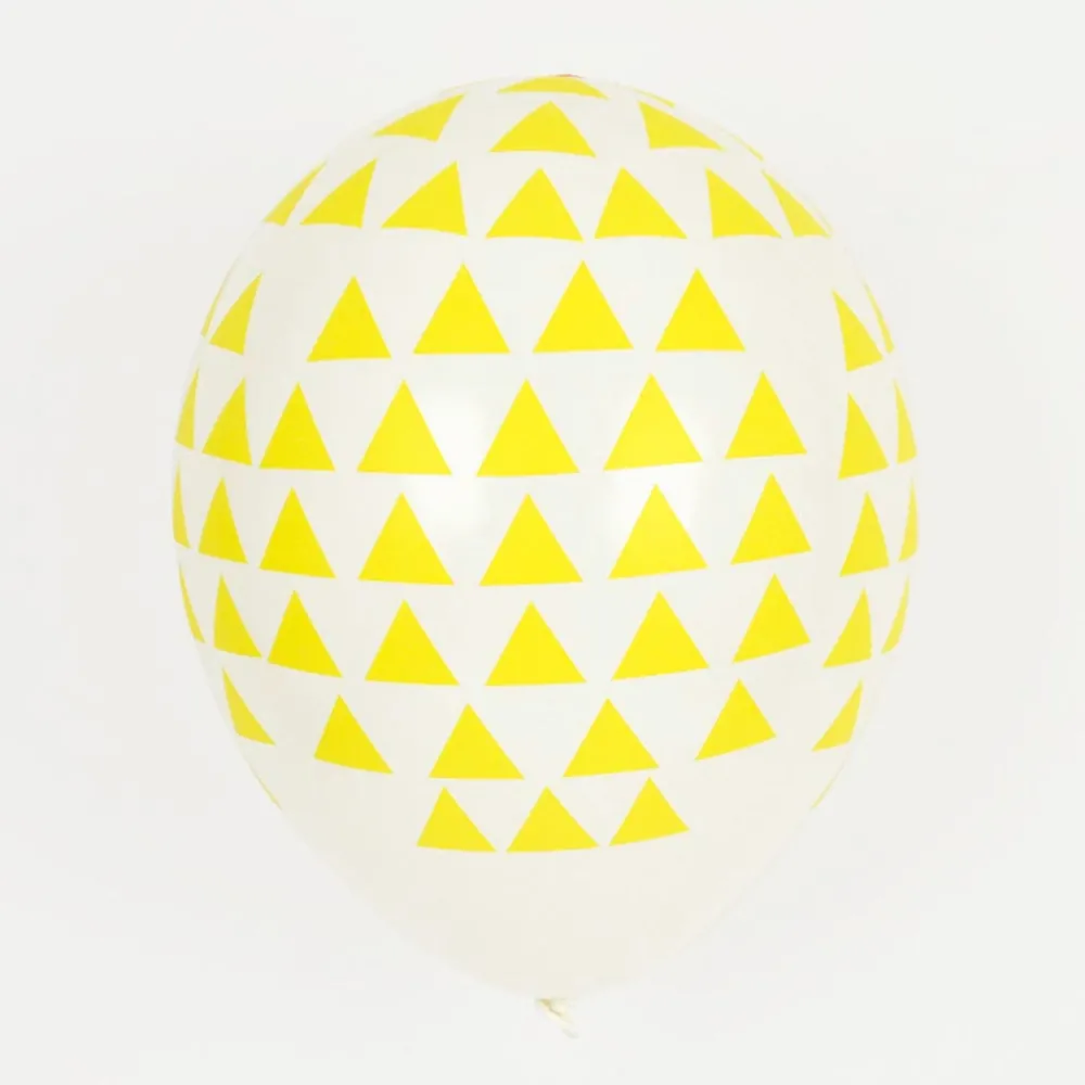 Shop My Little Day Balloons: 5 Yellow Triangle Balloons