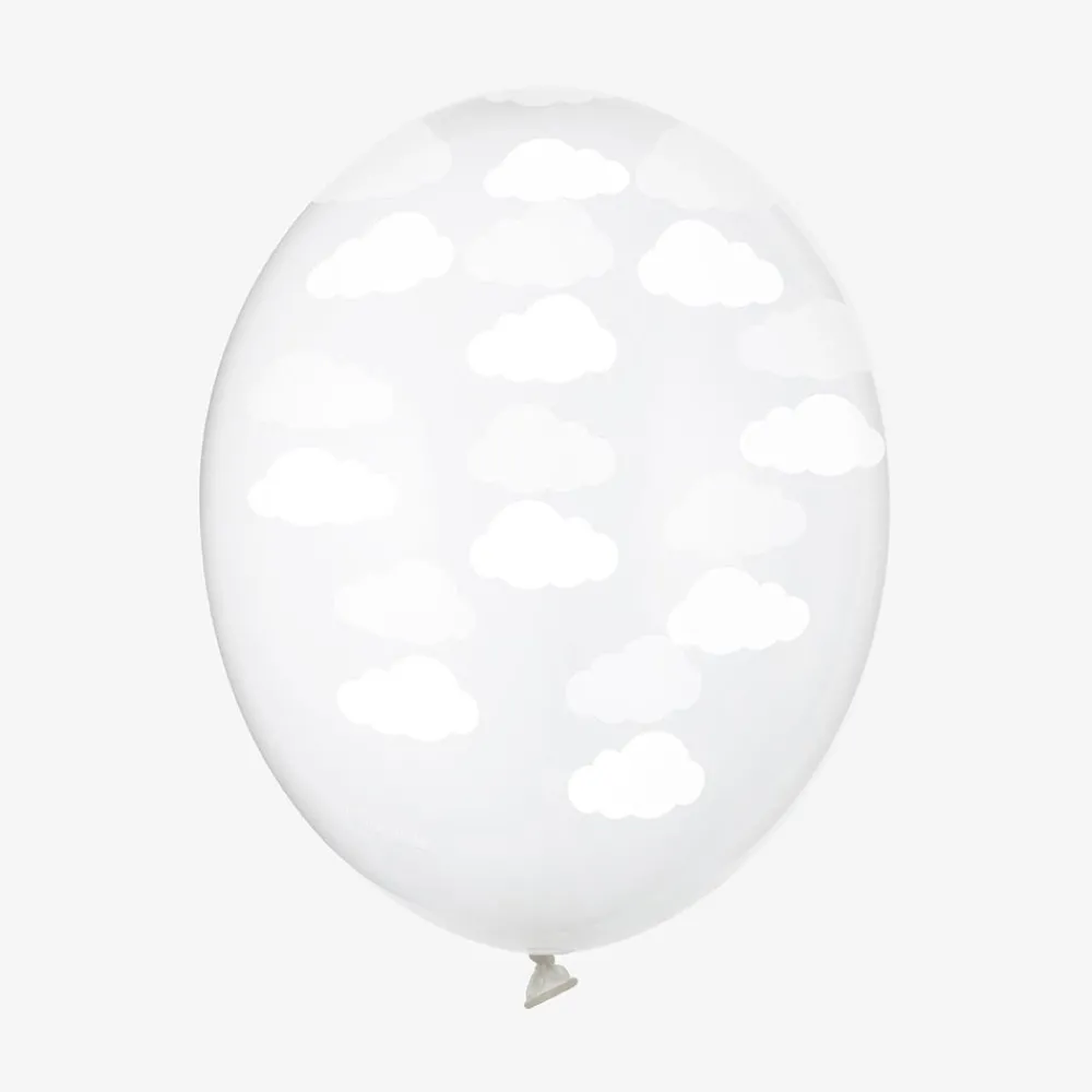 Discount Party Deco Balloons: Transparent Cloud Balloons