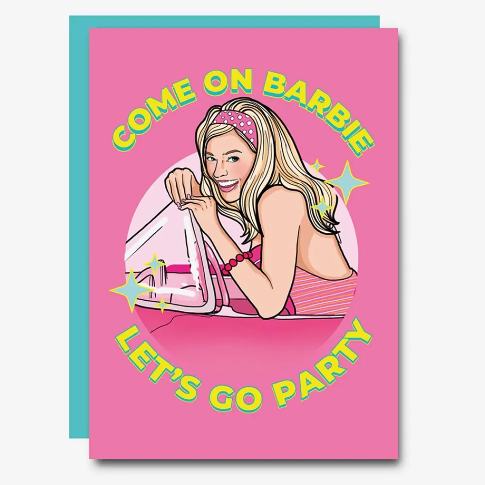 Hot Studio Soph Barbie Greeting Card