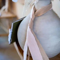 Cheap Arty Fêtes Factory Beige Cotton Gauze Ribbon