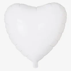 Cheap Party Deco Big White Heart Helium Balloon