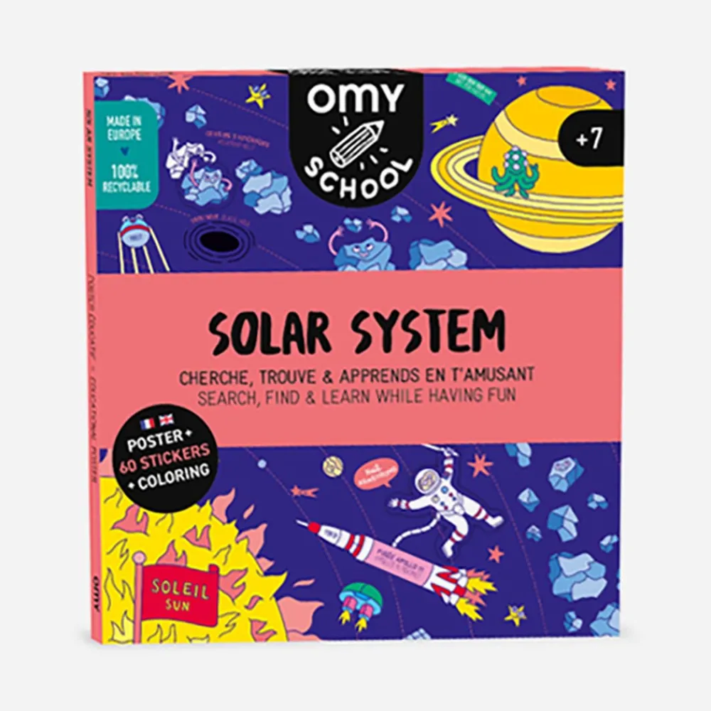 Clearance Omy Bilingual Solar System Poster