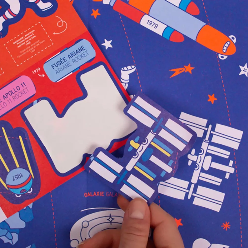 Clearance Omy Bilingual Solar System Poster