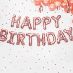 Store Party Deco Birthday Balloon - Happy Birthday Pink