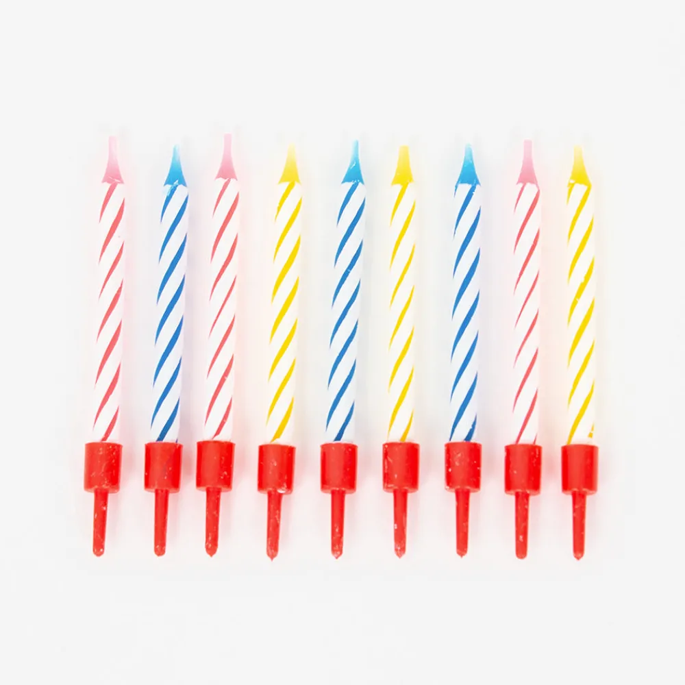 Sale Unique Party Birthday Candle: 20 Colored Candles