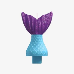 New Amscan Birthday Candle: 1 Mermaid Tail Candle
