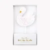 Store Meri Meri Birthday Candle: 1 Swan Candle