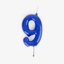 Discount My Little Day Birthday Candle: Blue Number Candle