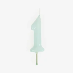 Discount My Little Day Birthday Candle: Blue Number Candle