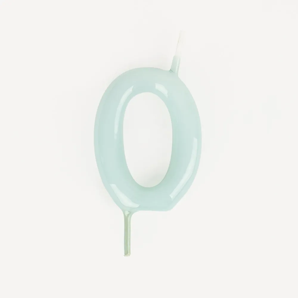 Discount My Little Day Birthday Candle: Blue Number Candle