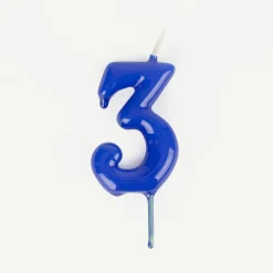 Discount My Little Day Birthday Candle: Blue Number Candle