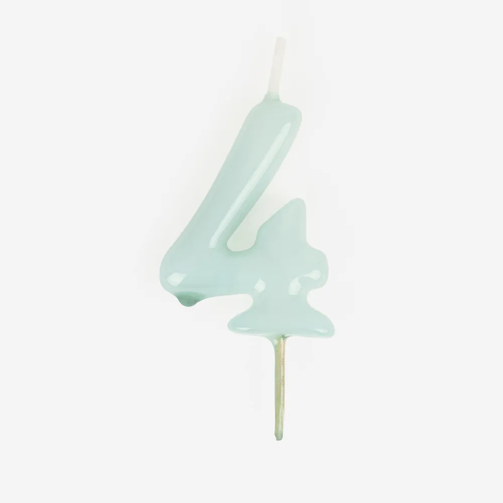 Discount My Little Day Birthday Candle: Blue Number Candle