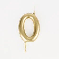 Cheap My Little Day Birthday Candle: Golden Number Candle