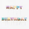 Online TalkingTables Birthday Candle Happy Birthday Pastel And Glitter