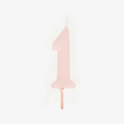 Hot My Little Day Birthday Candle: Pink Number Candle