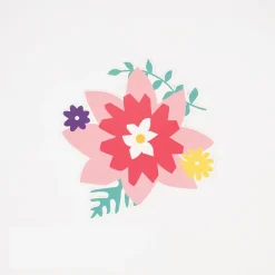 Outlet My Little Day Birthday Invitation Tropical Flowers (8)