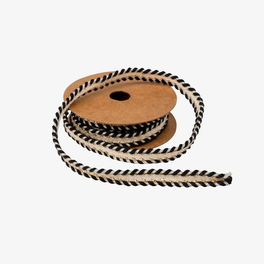 Best Arty Fêtes Factory Black And Gold Braided Ribbon