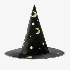 Clearance Party Deco Black And Gold Halloween Witch Hat