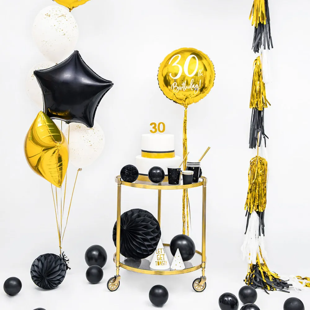 Clearance Party Deco Black Star Balloon